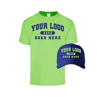 Combo GJK004 Royal / Lime Tee